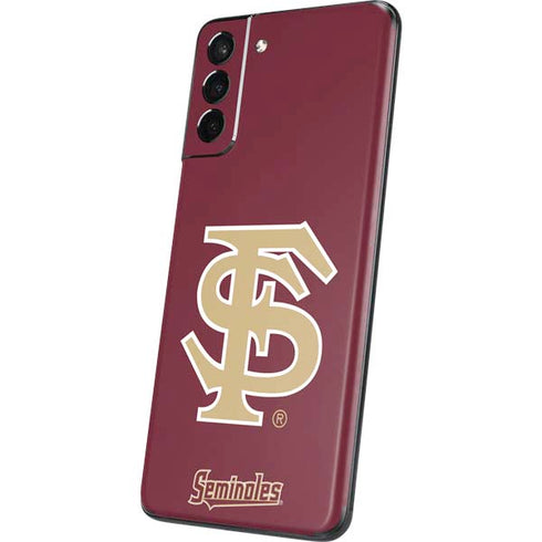 Florida State FSU Seminoles Initials Galaxy S21 Plus 5G Skin